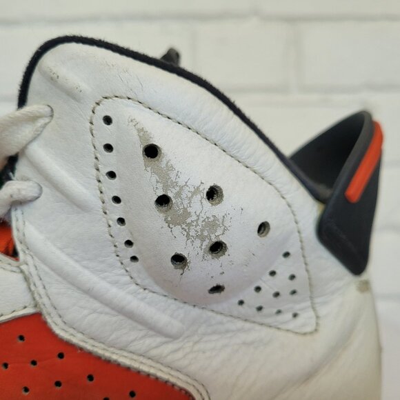 Nike Air Jordan 6 Retro Gatorade Orange White  384664-145 Size US 8 - Picture 8 of 12